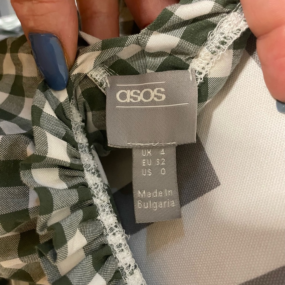 ASOS gingham top. 4. - Picture 6 of 6
